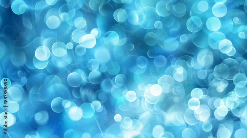 Light blue abstract bokeh background. Varying sizes of blurred, glowing circles, creating a sense of depth and a dreamy, ethereal atmosphere. A soft, enchanting visual element Light blue abstract bokeh background. Varying sizes of blurred, glowing circles, creating a sense of depth and a dreamy, ethereal atmosphere. A soft, enchanting visual element