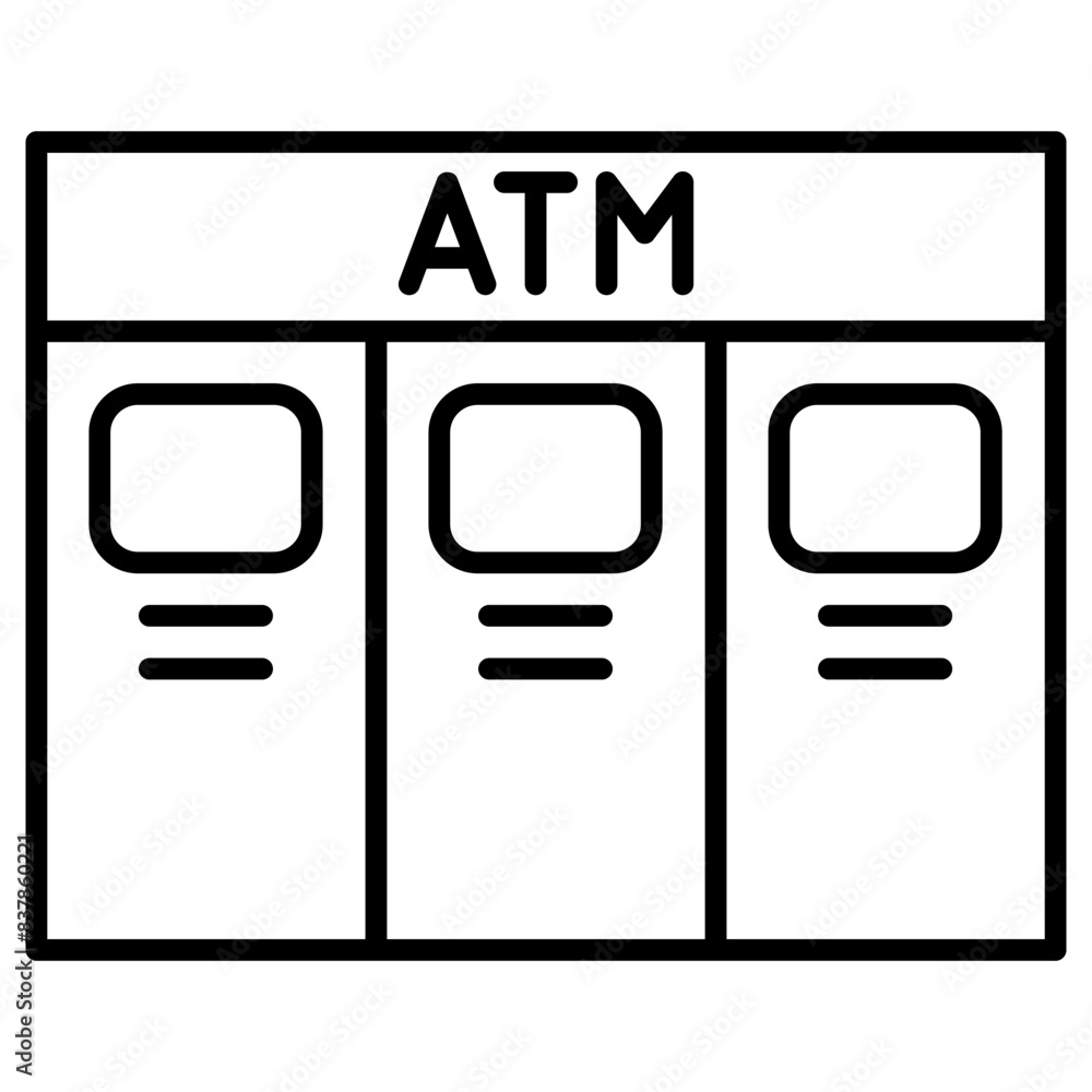 ATM machine icon