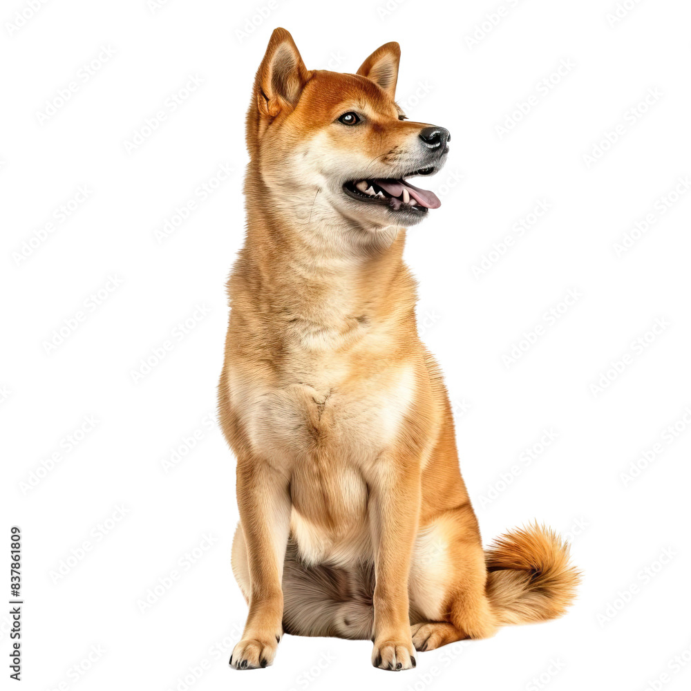 Shiba inu dog isolated on white background Shiba inu dog isolated on white background