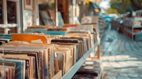 Pop-up store specializing in vintage records