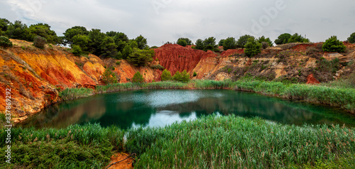 Bauxite quarry, Otranto, Puglia, Italy