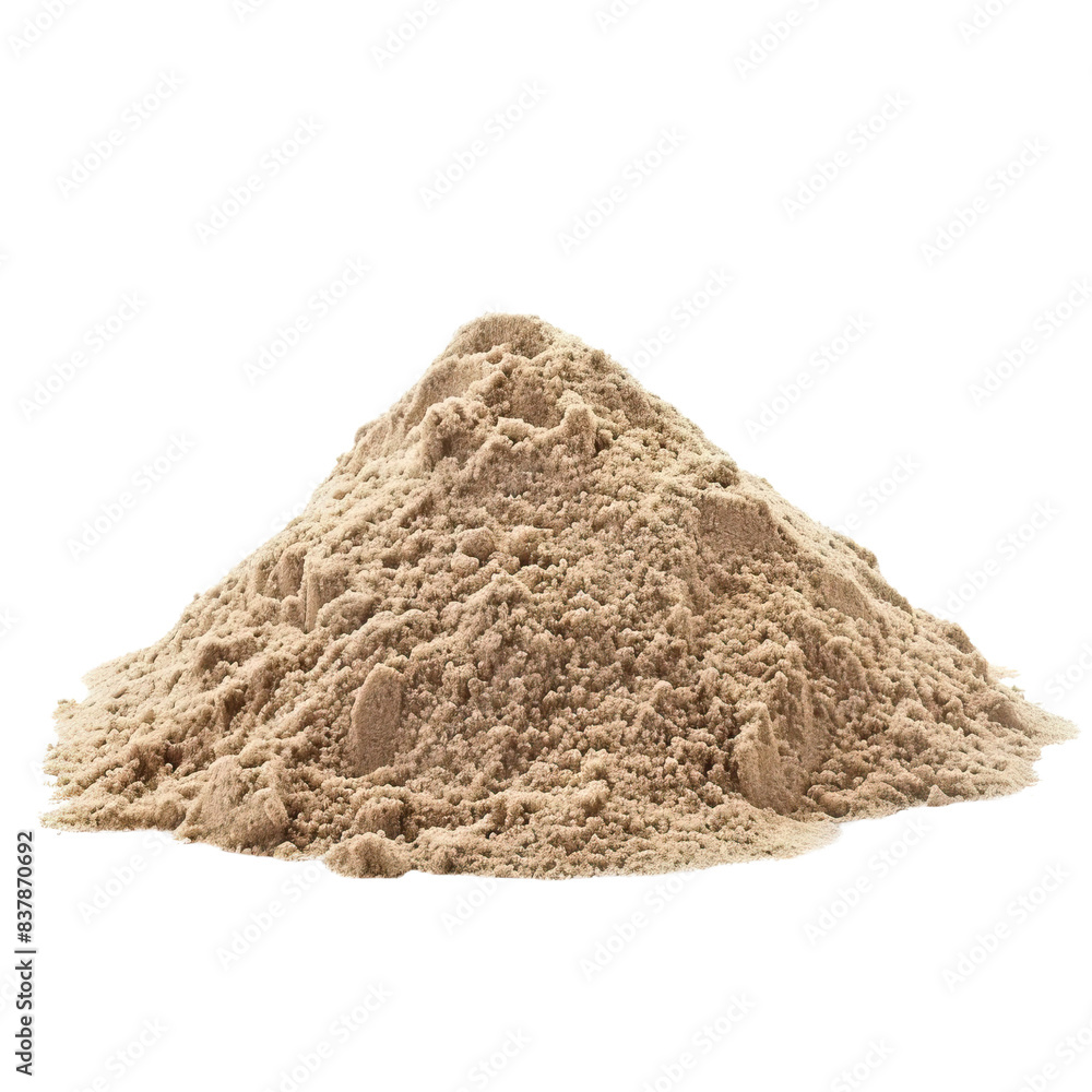 Pile heap of beach sand isolated on background Pile heap of beach sand isolated on background
