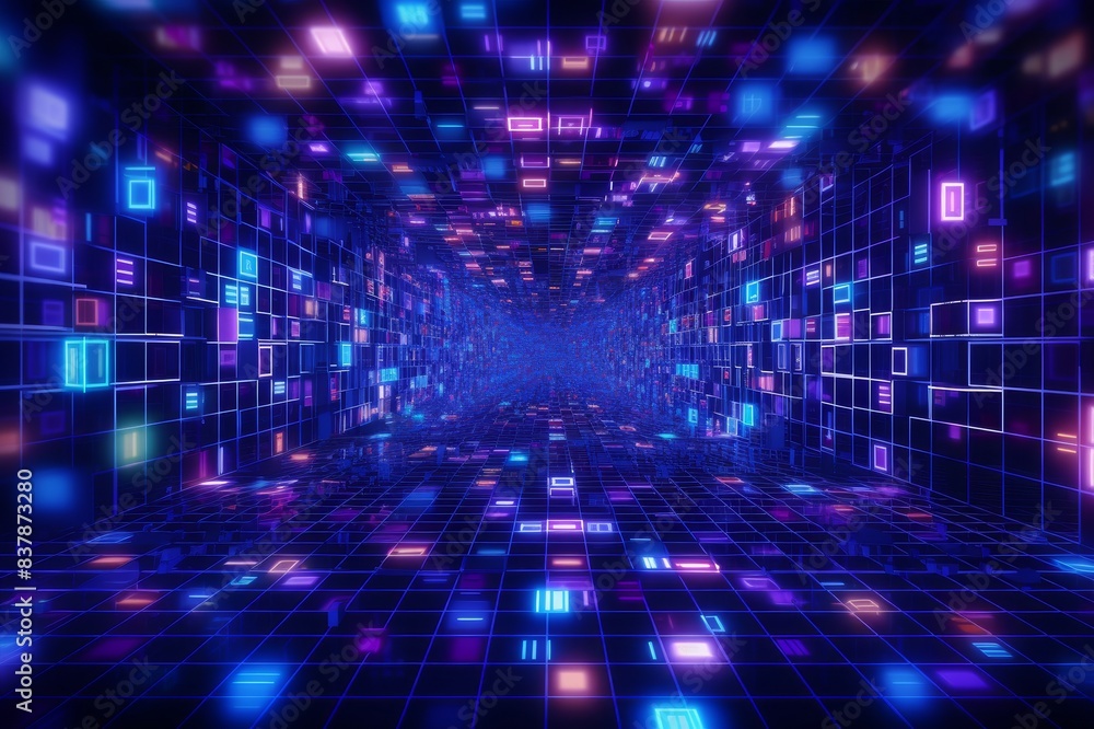 digital data background digital data background