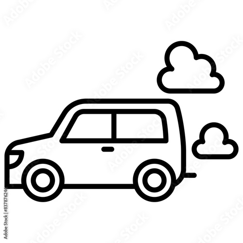 Air pollution icon