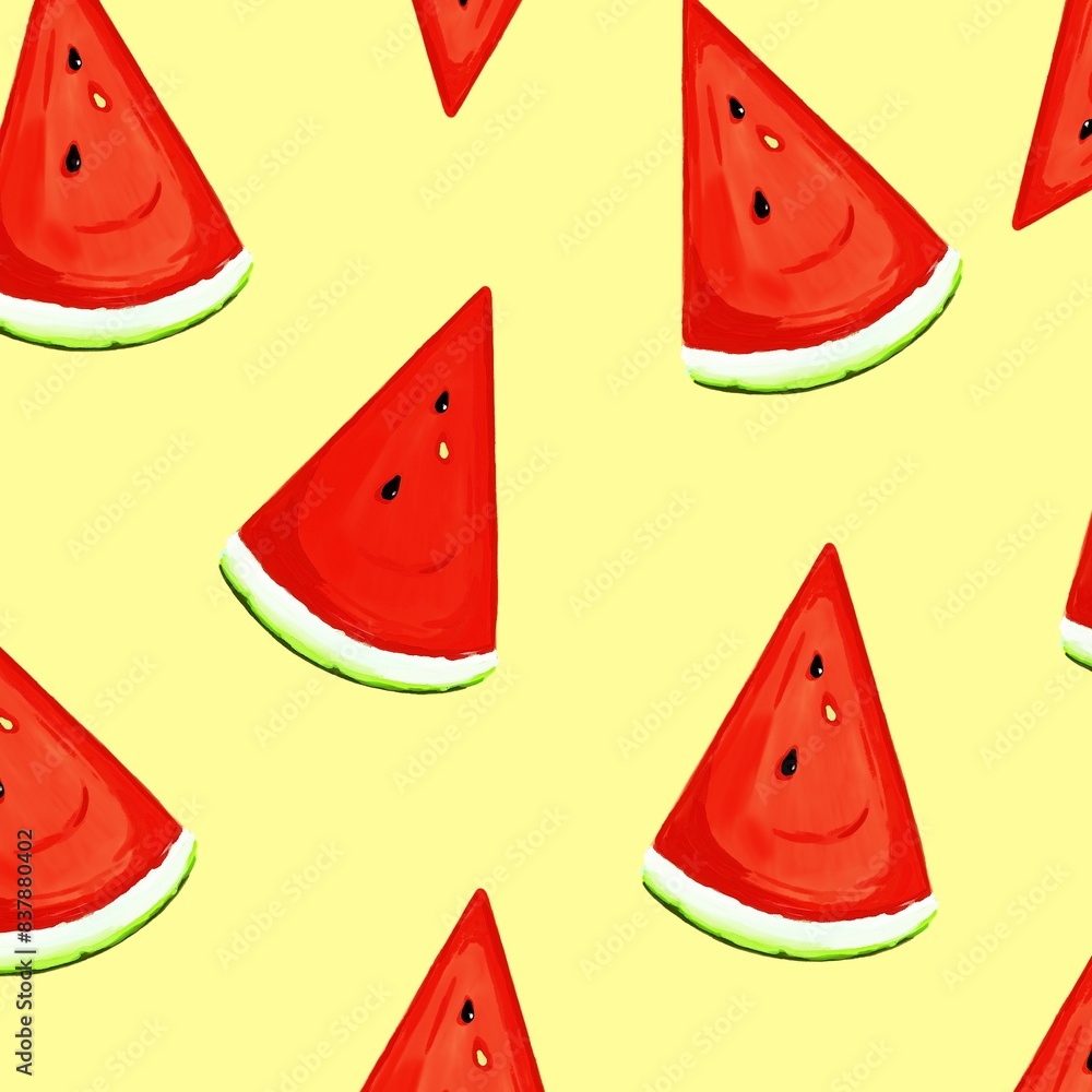 watermelon seamless pattern watermelon seamless pattern