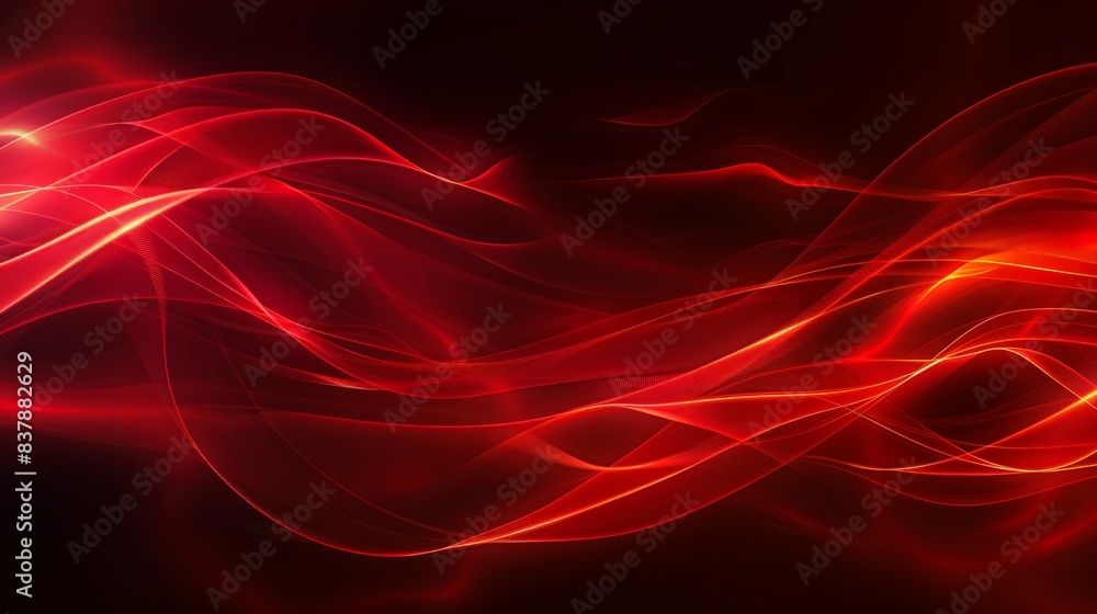 Abstract red background with smooth lines and curves, creating an elegant and modern design element. Abstract red background with smooth lines and curves, creating an elegant and modern design element.