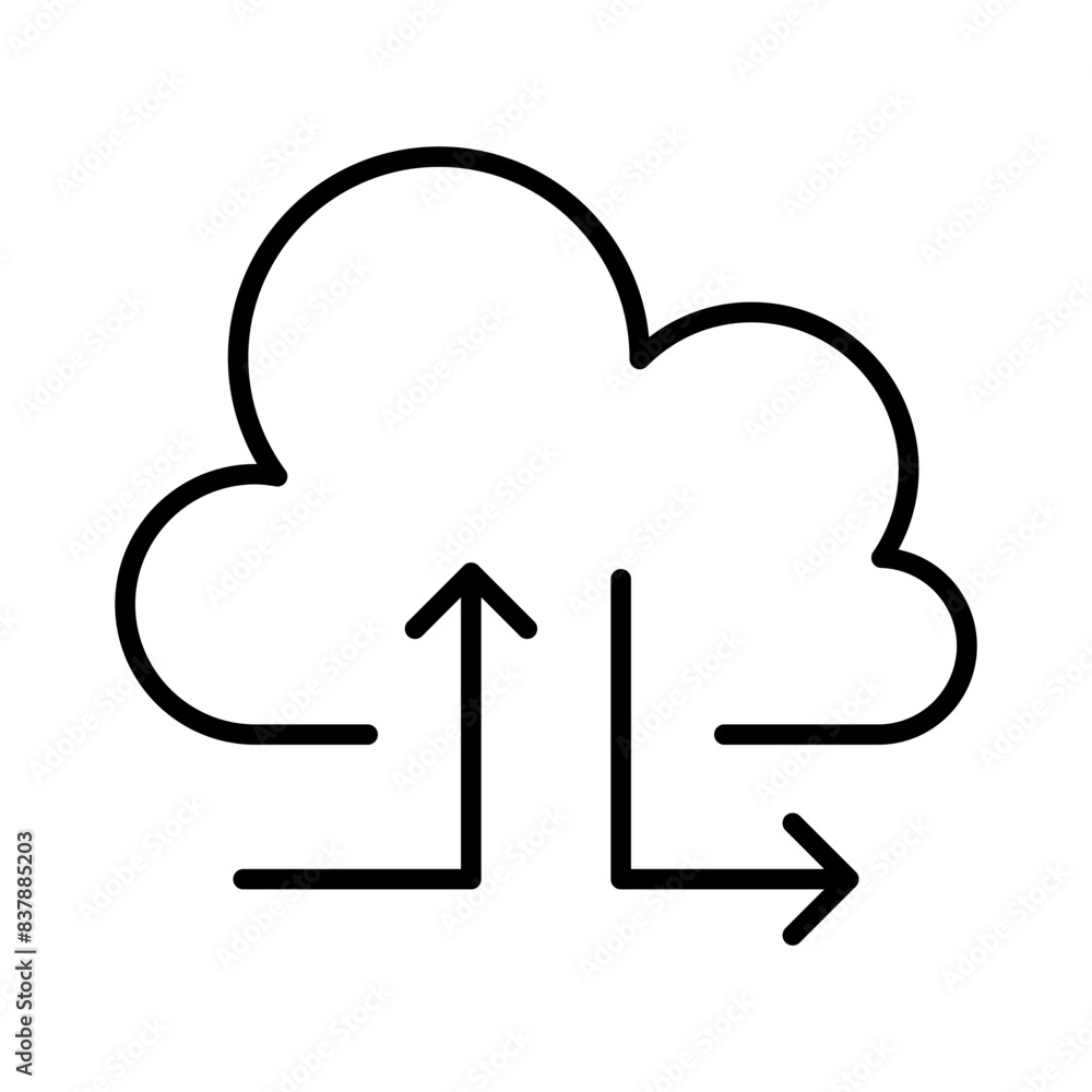 Cloud computing icon Cloud computing icon