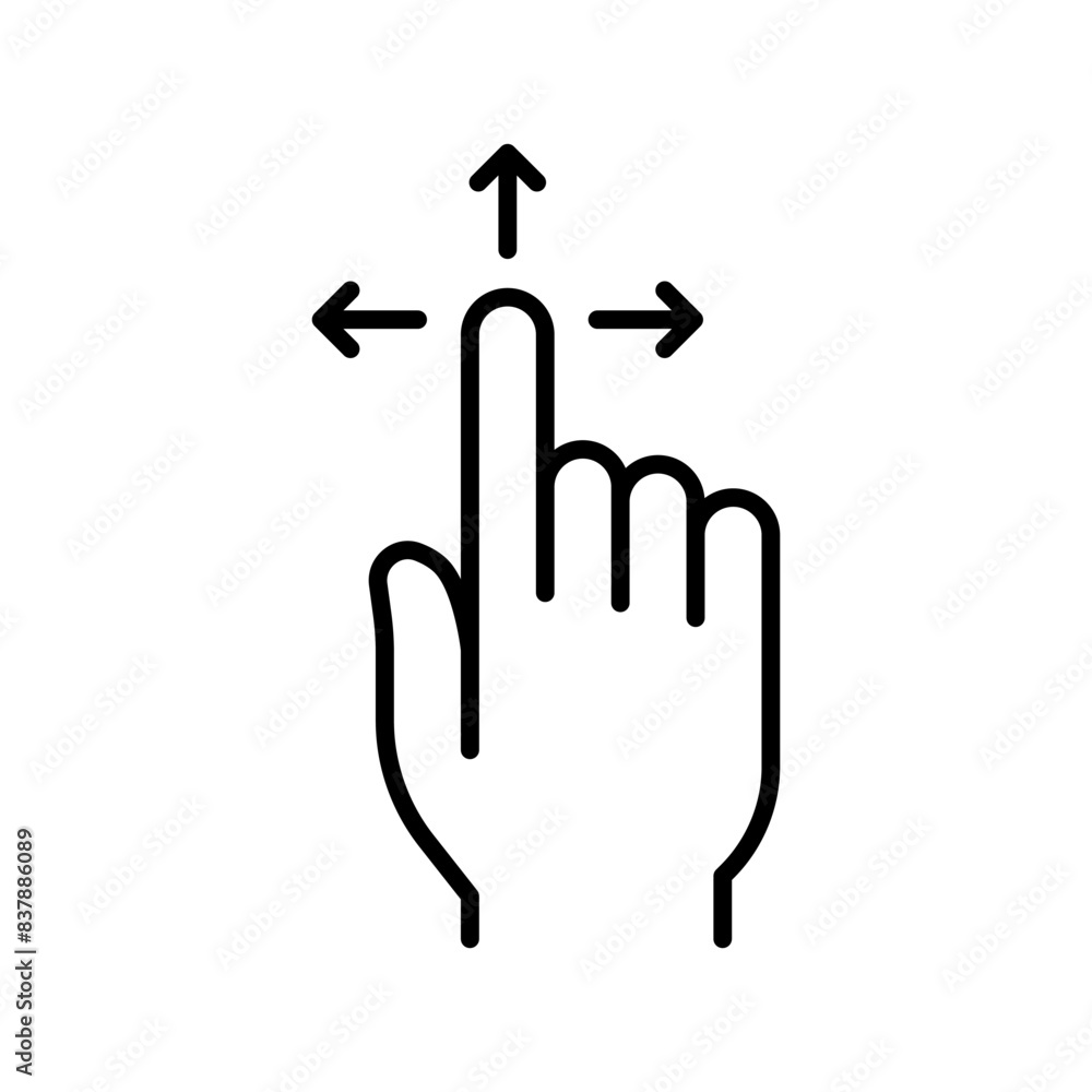 Obraz premium Move icon