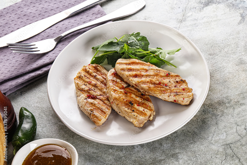 Grilled turkey breast fillet steak Grilled turkey breast fillet steak