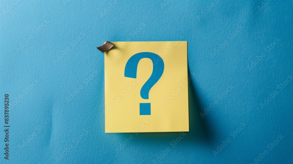 The Yellow Question Note The Yellow Question Note