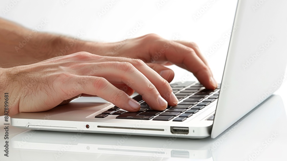 Hands Typing on Laptop Hands Typing on Laptop
