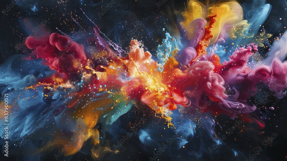 Immersed in a sea of vibrant brain maps, each burst symbolizes the inception of innovative and revolutionary concepts. Immersed in a sea of vibrant brain maps, each burst symbolizes the inception of innovative and revolutionary concepts.