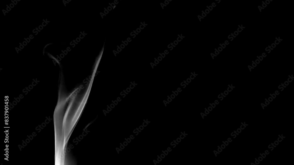 Smoke effect with black background Smoke effect with black background