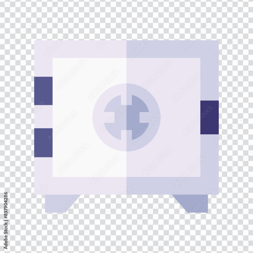 Fototapeta premium Safebox icon vector design. flat vector illustration. Pixel perfect 64 x 64. Vector illustration simple symbol in eps 10