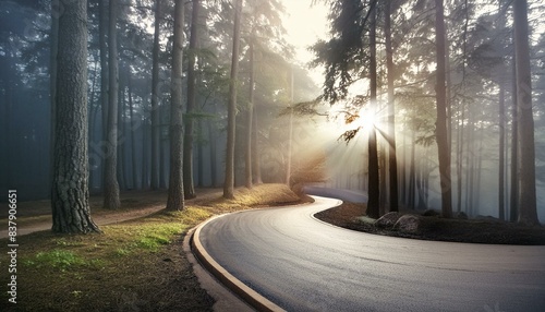 morning in the forest