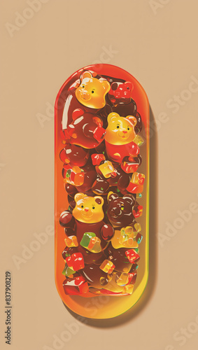 poster of gummy bears 