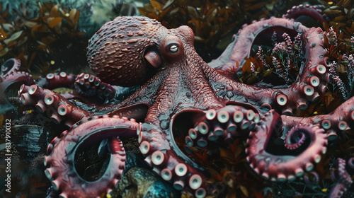 Close-Up Photo of an Octopus