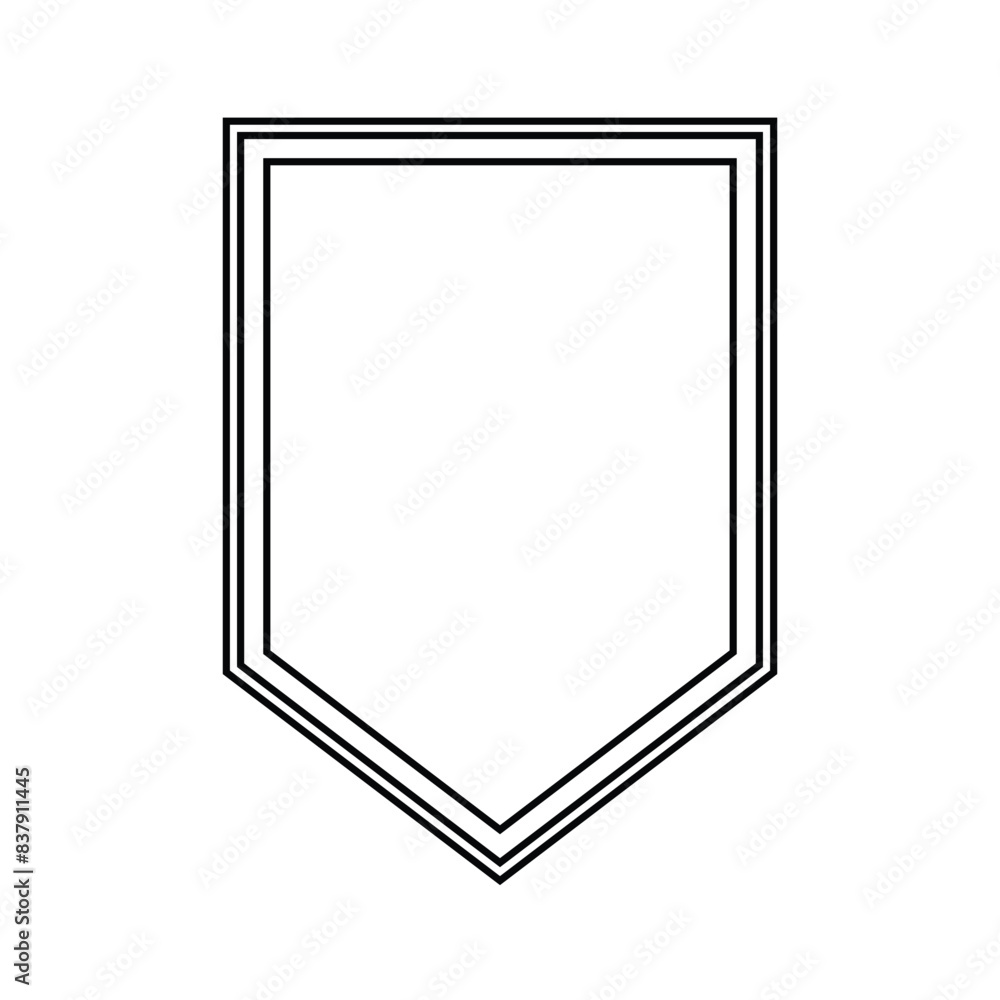 Shield Line Art Shield Line Art