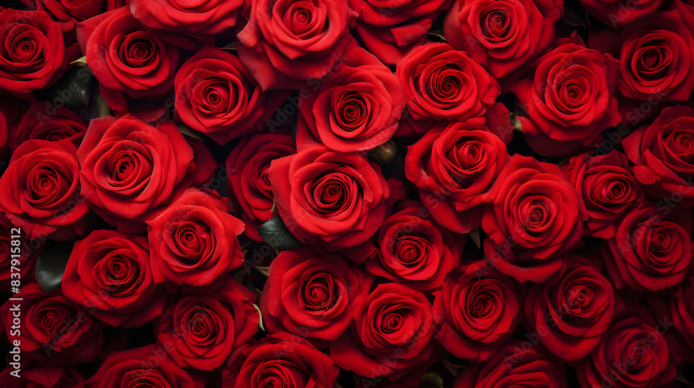 Lots of beautiful red roses in the background daylight Lots of beautiful red roses in the background daylight