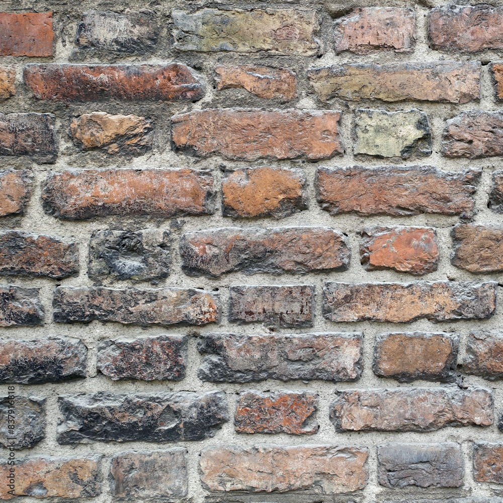 Wall from old bricks. Perfect as a background or texture. Wall from old bricks. Perfect as a background or texture.