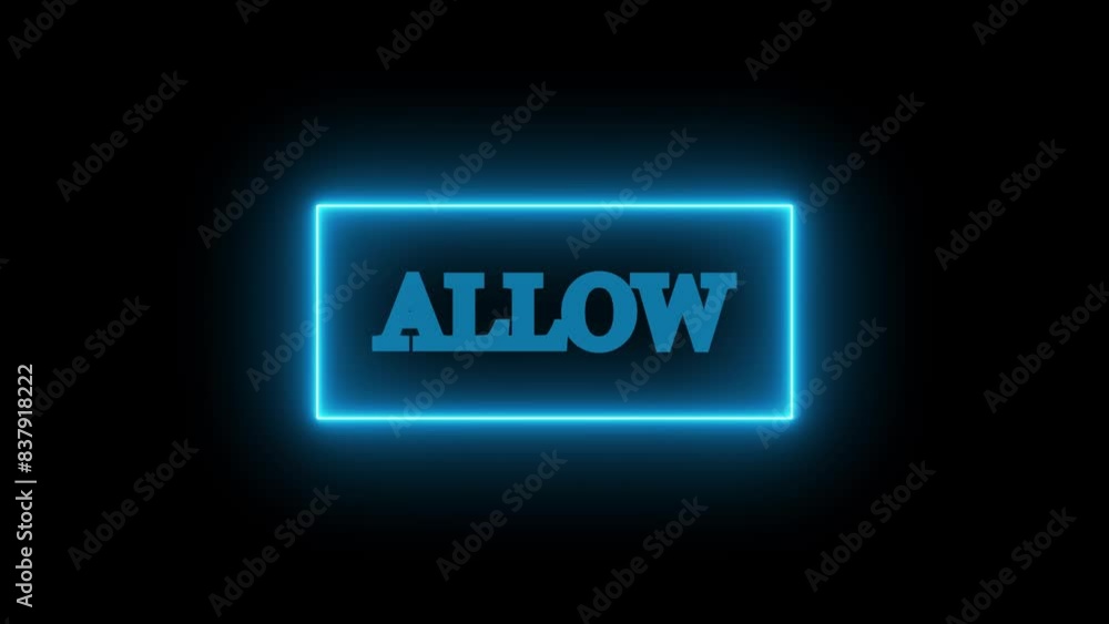 Allow stamp sign, on white and green background. Allow stamp sign, on white and green background.