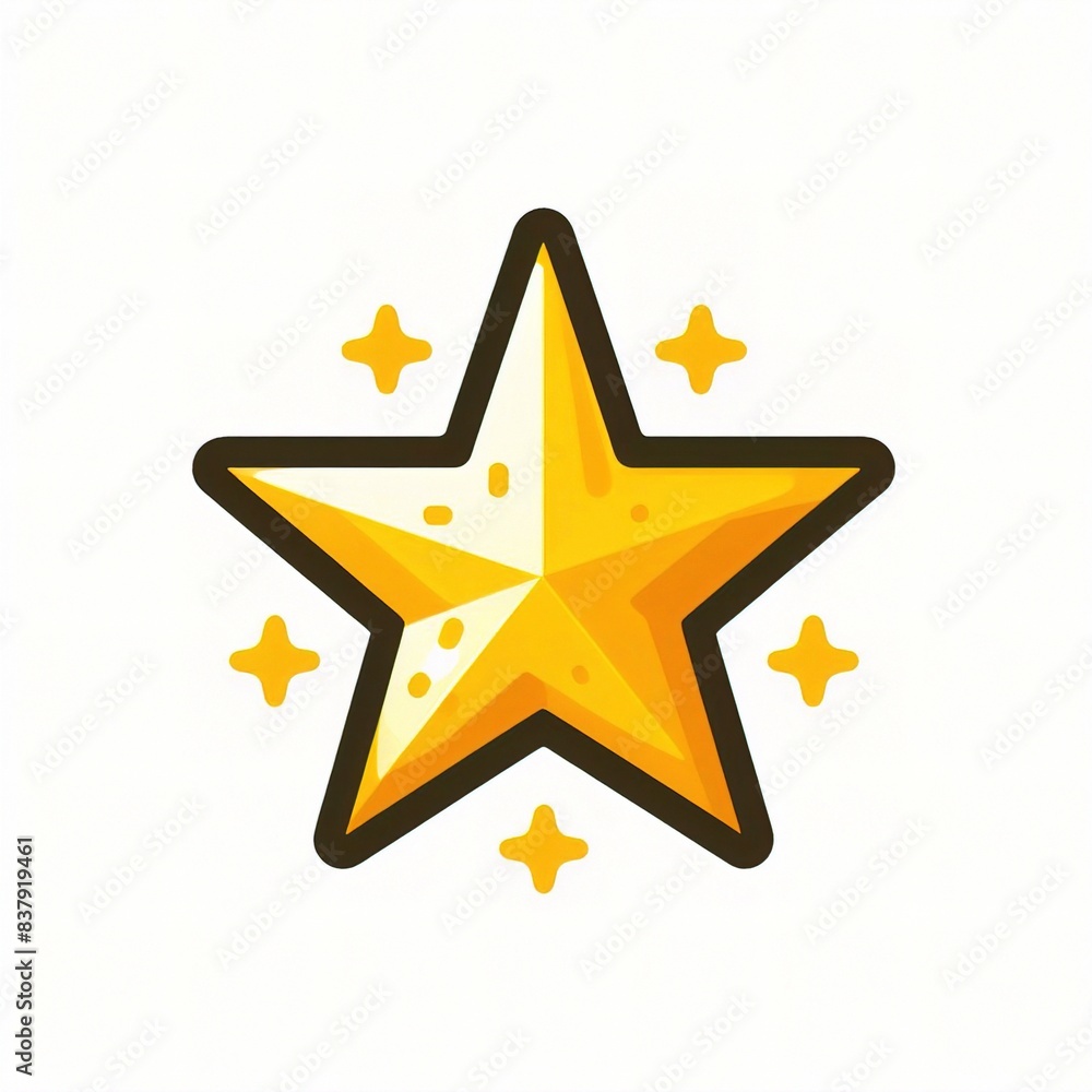 Fototapeta premium gold star