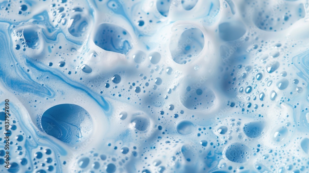  Image background of foam body soap.