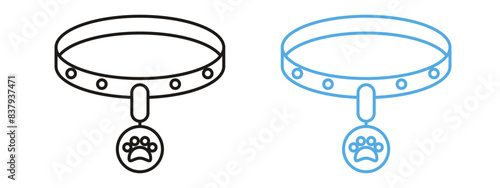 Pet Collar Icon for Animal Safety, Pet Identification, and Stylish Accessories