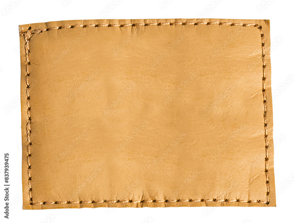 Leather label png mockup for apparel brand Leather label png mockup for apparel brand