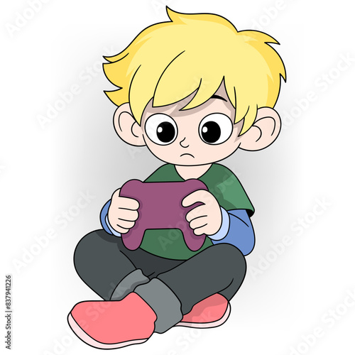 Educational cartoon doodle for children