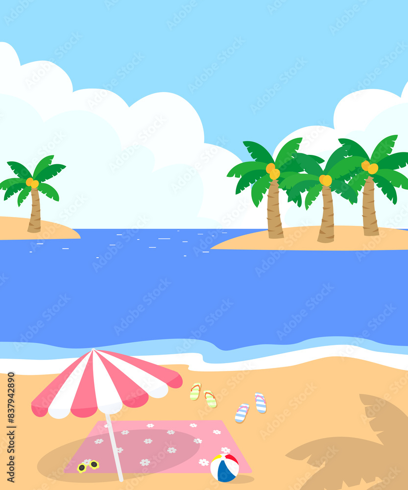 Obraz premium Summer illustration