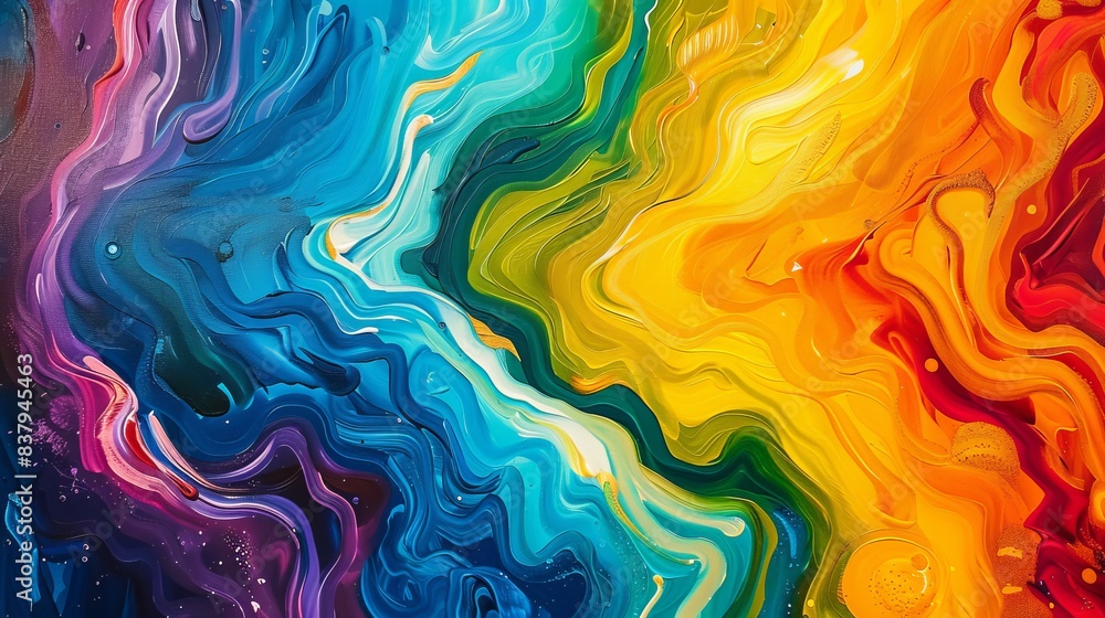 Dynamic Colored Wave Pattern Background Dynamic Colored Wave Pattern Background