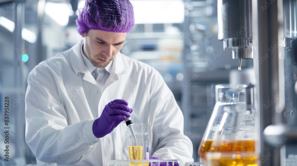 The scientist in laboratory The scientist in laboratory