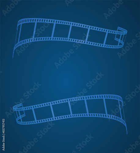 film reel cinema abstract background