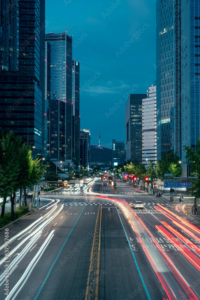 Fototapeta premium city at night