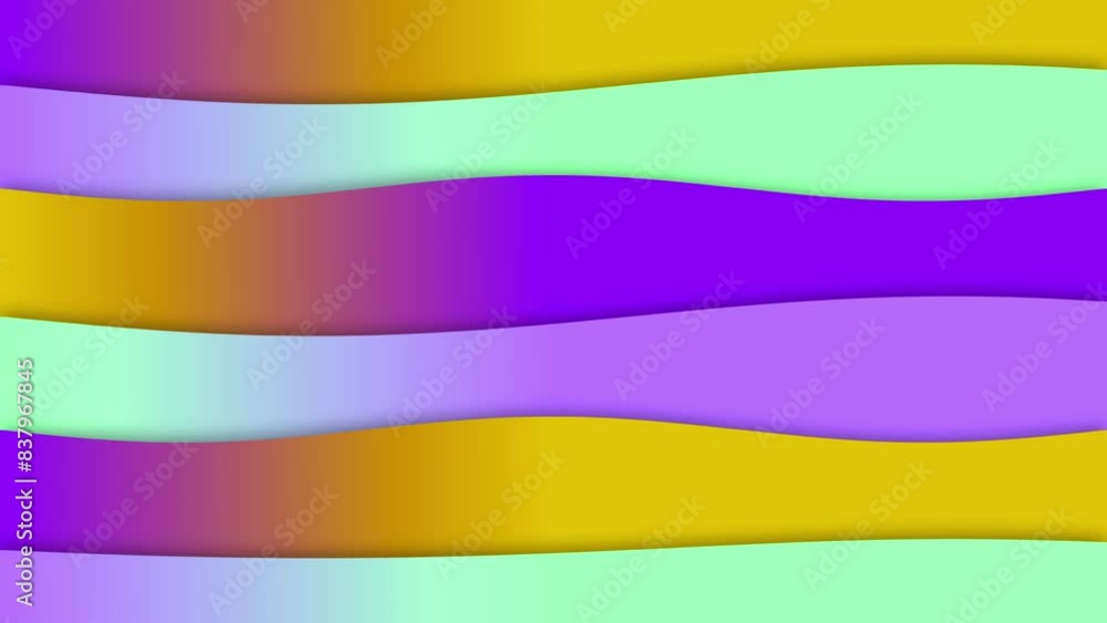 Wave warp animation elegant calm flowing smooth shapes 3D background motion graphics visual effect abstract gradient colour green purple Wave warp animation elegant calm flowing smooth shapes 3D background motion graphics visual effect abstract gradient colour green purple
