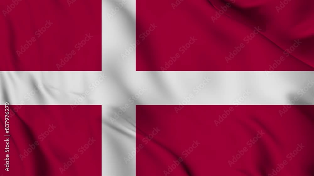 Denmark flag animation for background in 4k. Happy independence day national flag waving. Patriotism symbol. Flag motion graphics. Flag moving Denmark flag animation for background in 4k. Happy independence day national flag waving. Patriotism symbol. Flag motion graphics. Flag moving