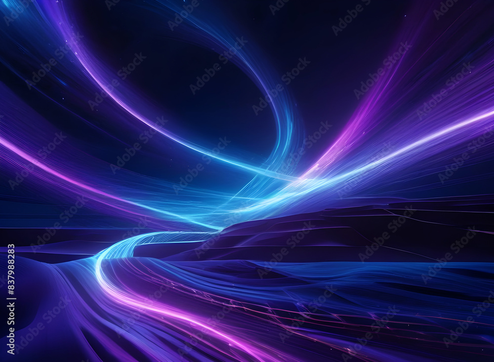 Abstract Chrome Metal Wave Multicolored and Neon Background. Abstract Chrome Metal Wave Multicolored and Neon Background.