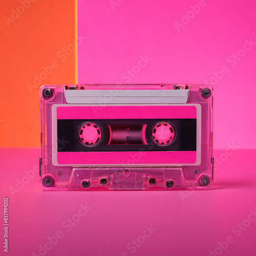 Retro-styled cassette tape 