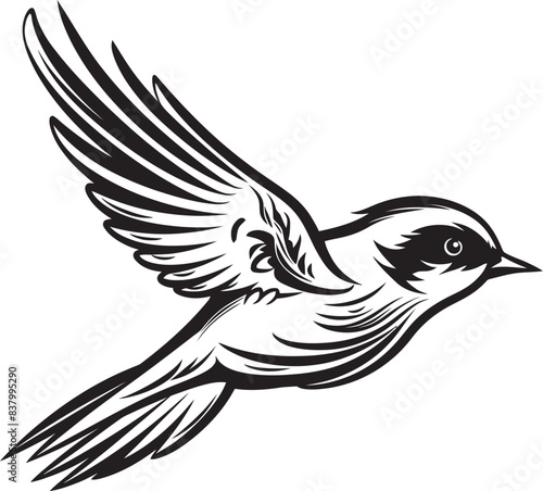 Feathered Folly Vector Bird House Celestial Coop Cartoon Bird Design