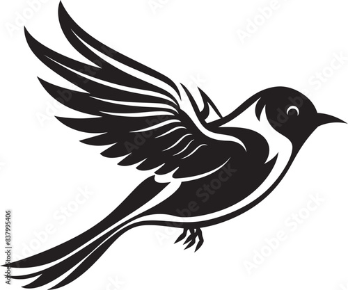 Whistling Wings Cartoon Bird Icon Sky Sojourn Graphic Housebird Graphic