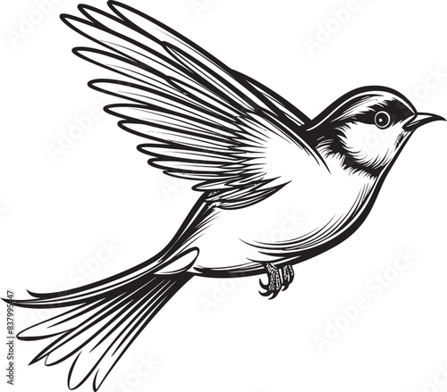 Cloud Canopy Cartoon Logo Graphic Sky Sojourn Flying Bird Icon