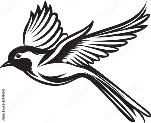 Cloud Canopy Cartoon Logo Graphic Sky Sojourn Flying Bird Icon