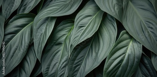 leaves textured by the light of the sun