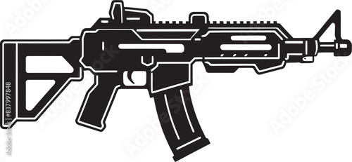 Lethal Arsenal Vector Logo Icon Tactical Titan Combat Vector Graphic