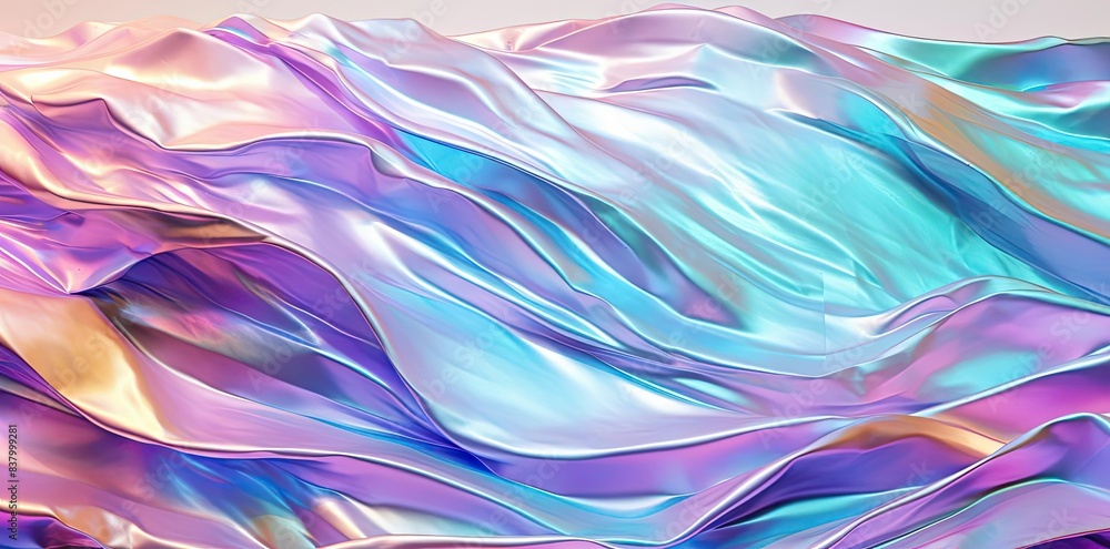 iridescent textured fabric on a pink background iridescent textured fabric on a pink background