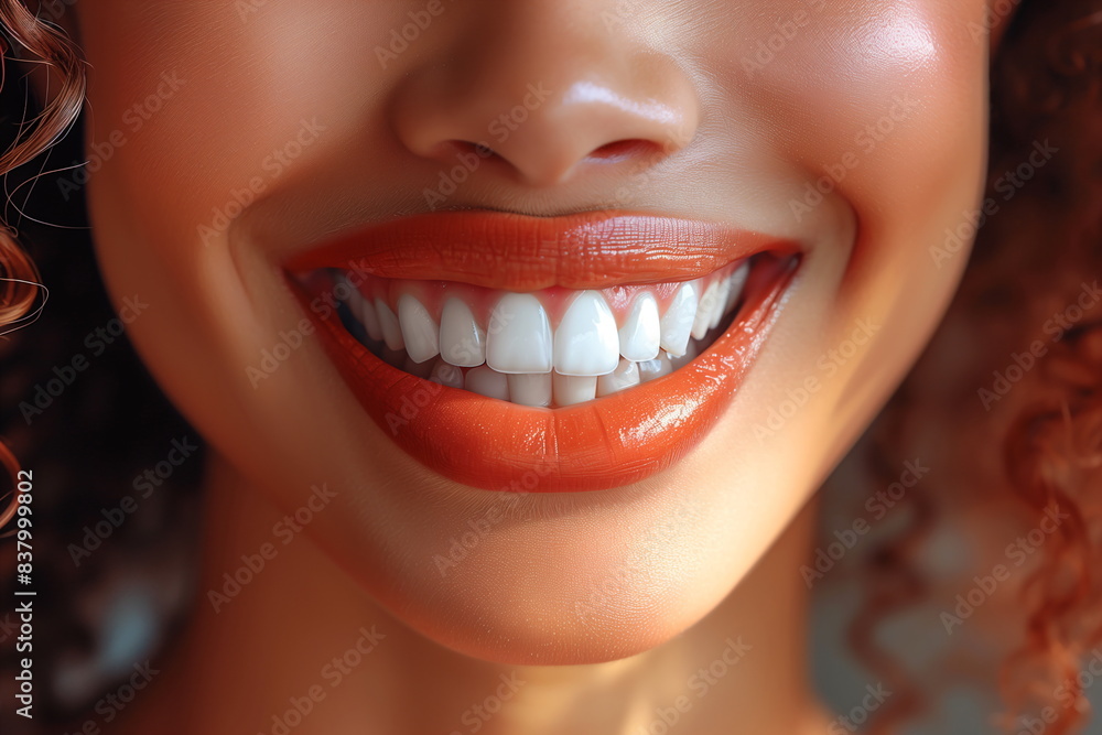 Smile with white teeth for dental banners Smile with white teeth for dental banners