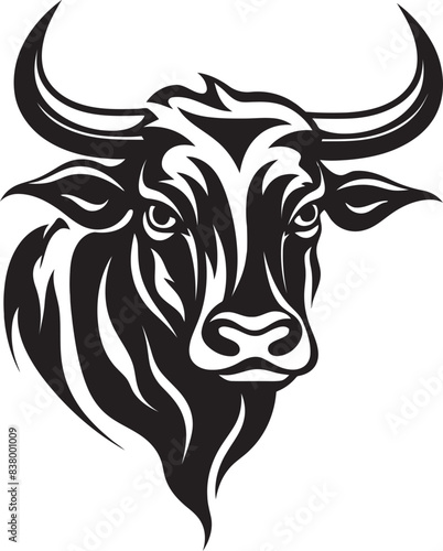 Moo Majesty Logo Iconic Graphic Milk Marvel Cow Vector Logo
