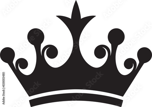 Crown Majesty Logo Icon Design Aristocratic Aura Vector Iconic Design