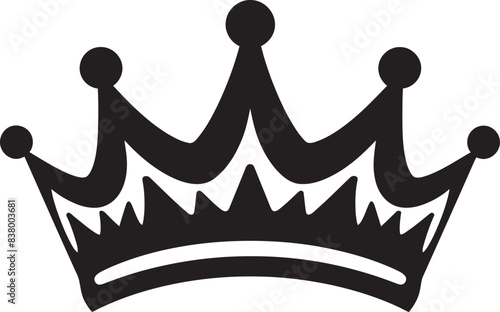 Aristocratic Aura Iconic Logo Graphic Imperial Icon Crown Design Graphic